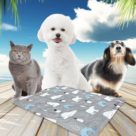 [VitaGRAM] Pet Cooling Mat for Dog Puppy Cat PT-CM1000-Washable Cooling Pad, Cool Tech Waterproof Fabric